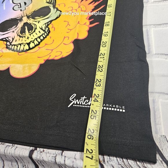 Switch Remarkable T-Shirt Mens SMAll Limited Edition MONEY NOT DEAD - Picture 8 of 9